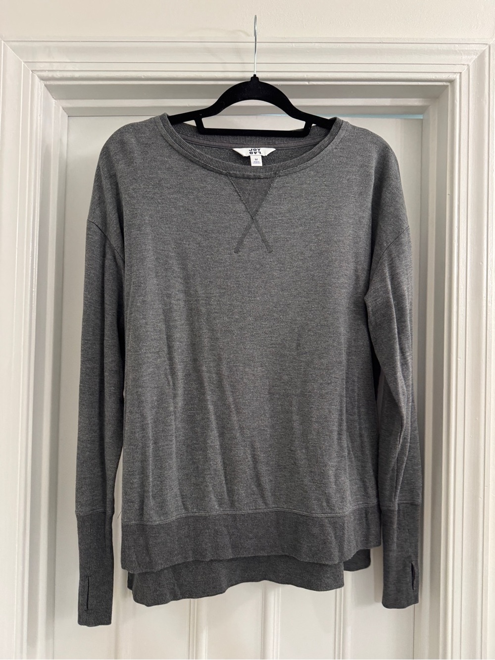 JoyLab Charcoal Gray Crewneck Sweatshirt